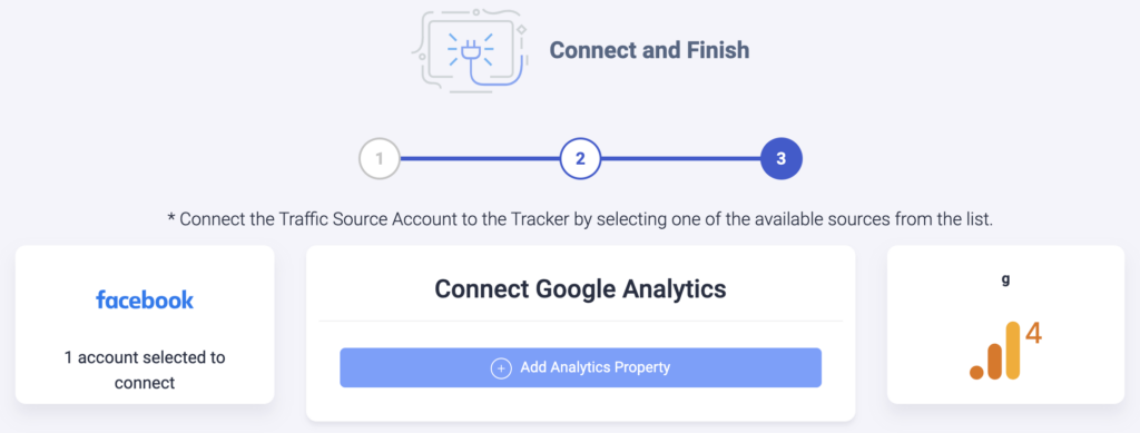 How to connect Google Analytics 4 with Facebook on TheOptimizer P3
