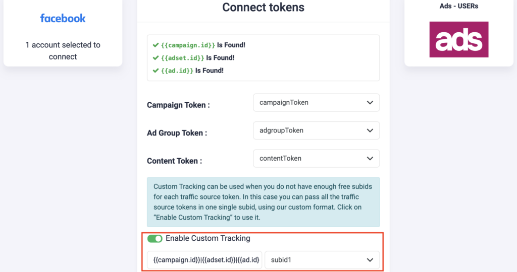 How to connect Ads.com Bodis on TheOptimizer for Facebook Custom tracking