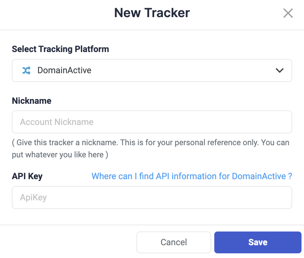 How to connect DomainActive to TheOptimizer for Facebook P1