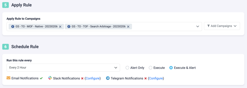 Rule Example 12 Facebook TheOptimizer: Set Ad Set Bid to 80% of EPC P3