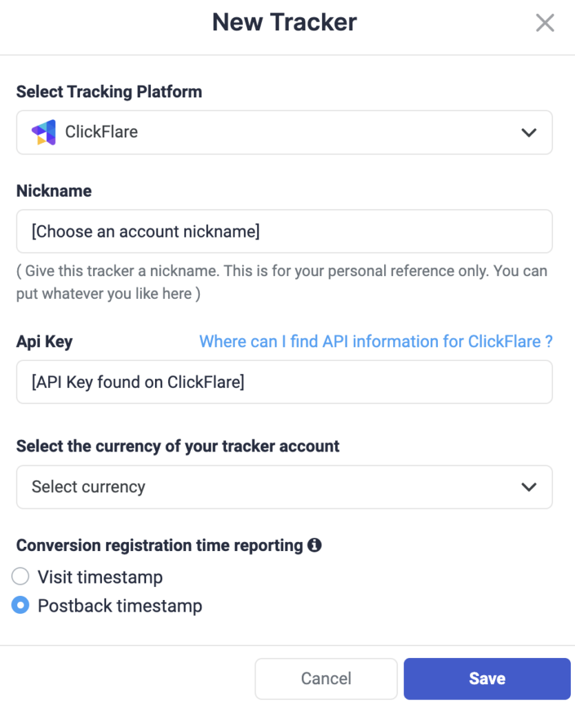 How to connect TikTok to ClickFlare - TheOptimizer Help Center